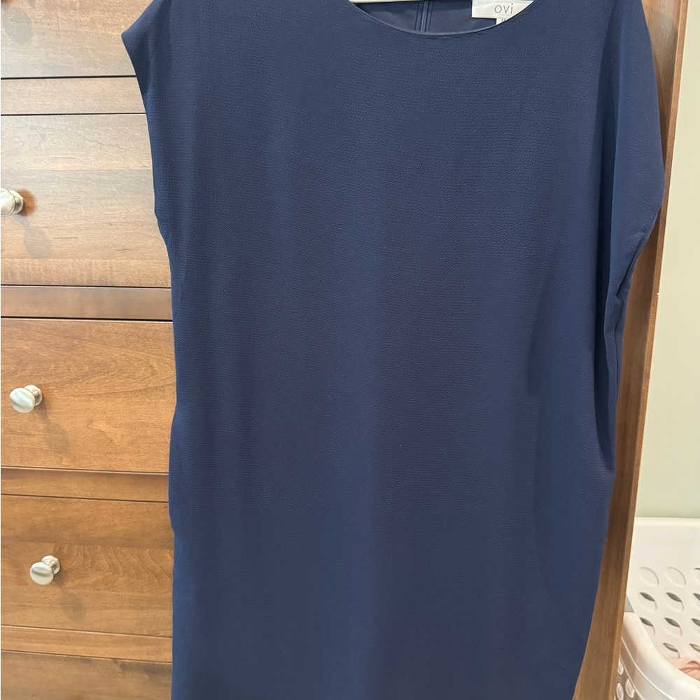 Elegant Navy Blue Dress